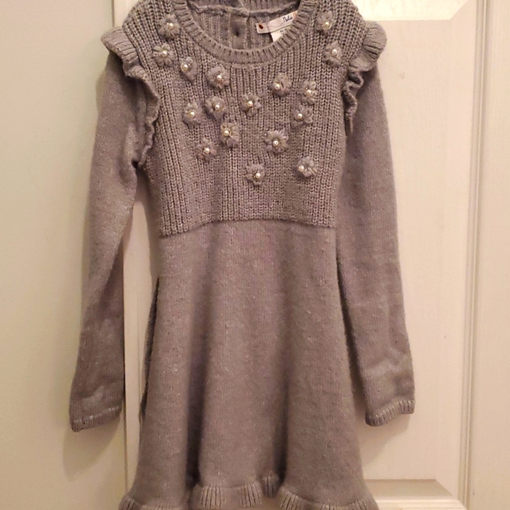 Nula bug grey sweater dress